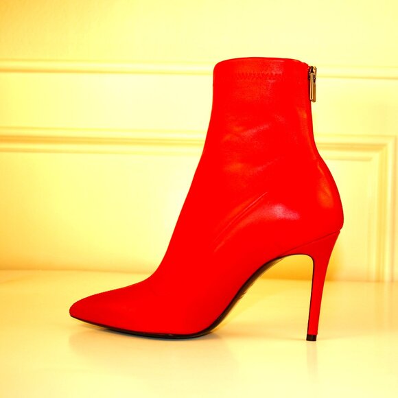 Barneys New York Shoes - Barney's New York RED 3.5 inch leather Boots size 38.5